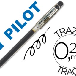 Bolígrafo Pilot punta aguja G-TEC-C4 tinta gel negra